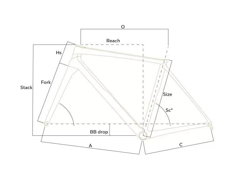 Colnago frame size chart top